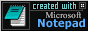 88x31 button: notepad copy 1