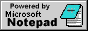 88x31 button: notepadpowered